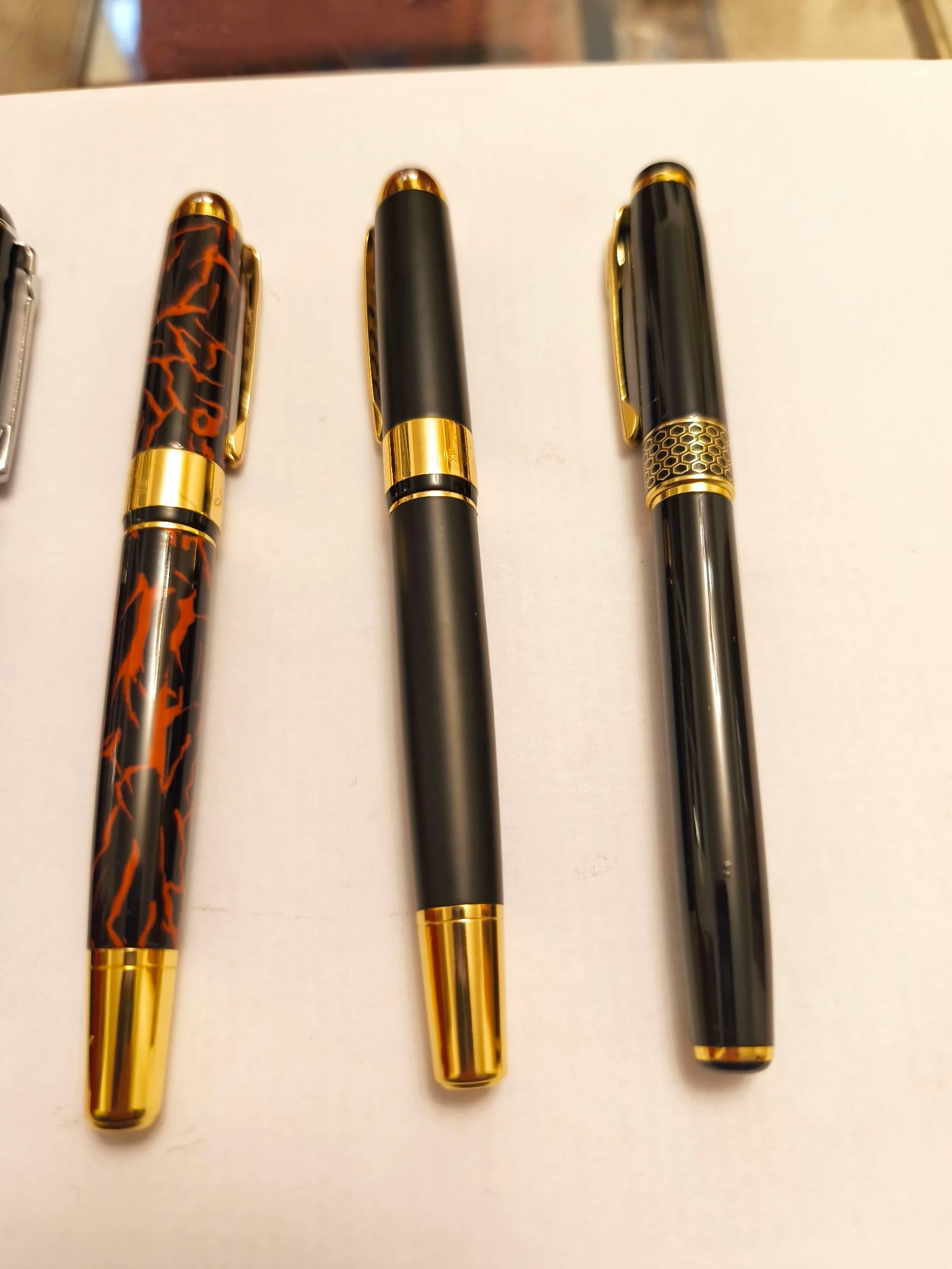 Five metallic gel ink pens – photo 3